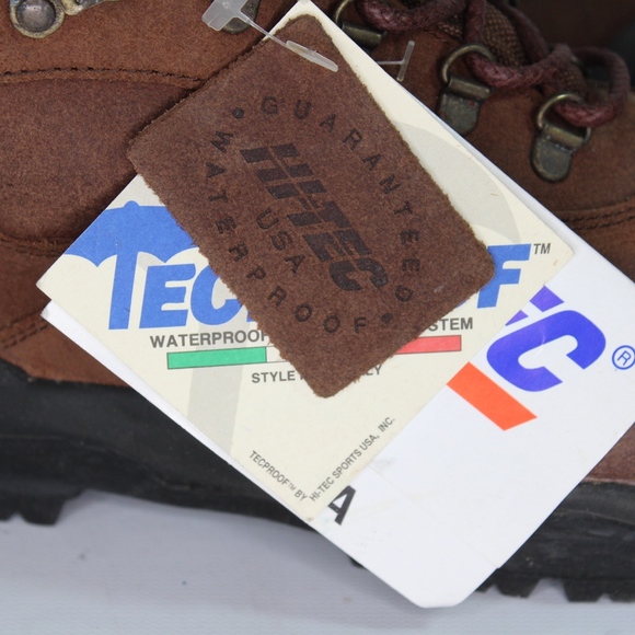 Vtg New Hi Tec Mens 9.5 Tacoma Hiking Boots Brown main image 6